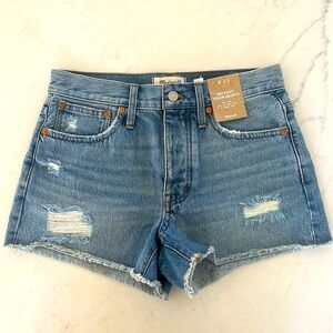 NWT Madewell Denim Shorts